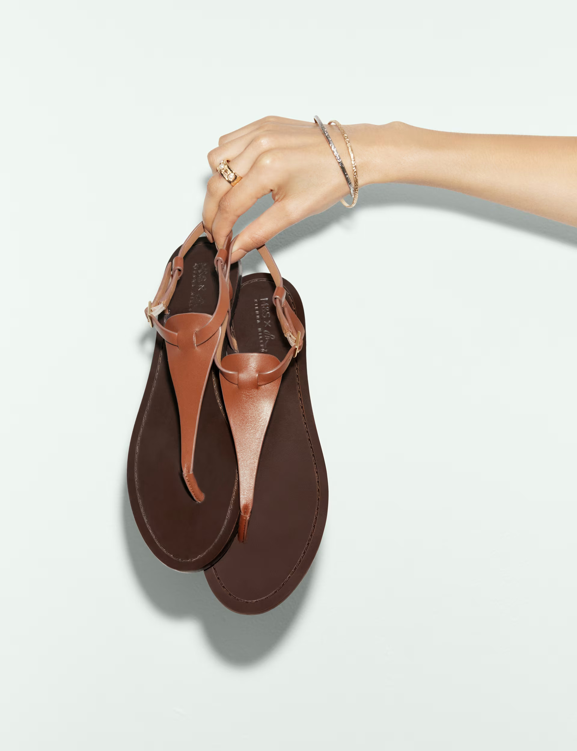 Leather Thong Flat Sandals | Marks & Spencer (UK)