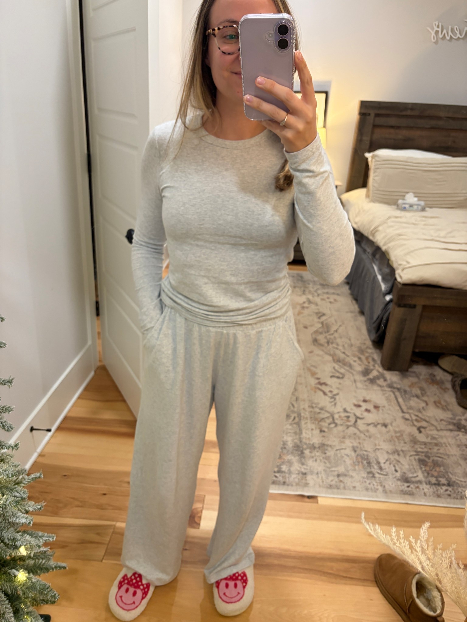 Can confirm 10/10 comfy level 
Top - small
Bottom - medium short 

#LTKHoliday #LTKmomlife #LTKselfcare