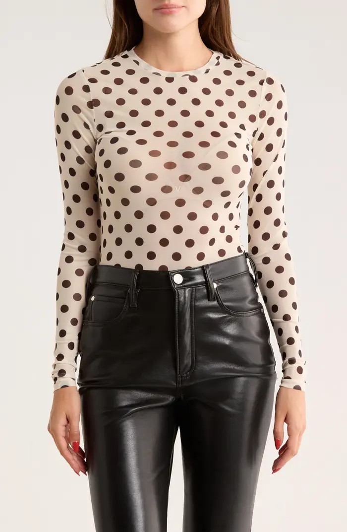 AFRM LOS ANGELES Sunny Long Sleeve Mesh Top | Nordstromrack | Nordstrom Rack