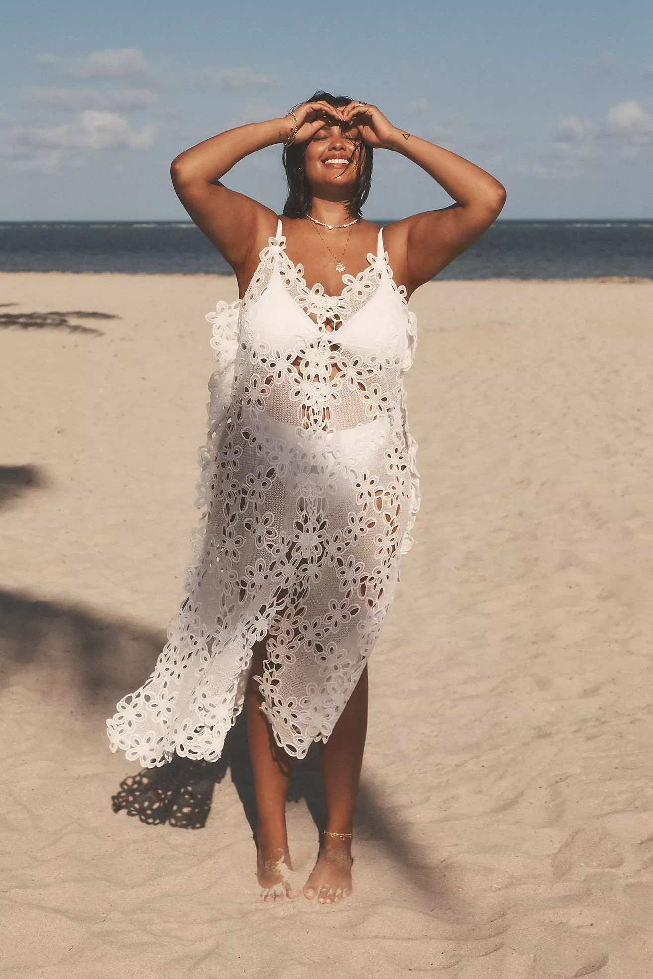 By Anthropologie Strappy Cutwork Tunic | Anthropologie (US)