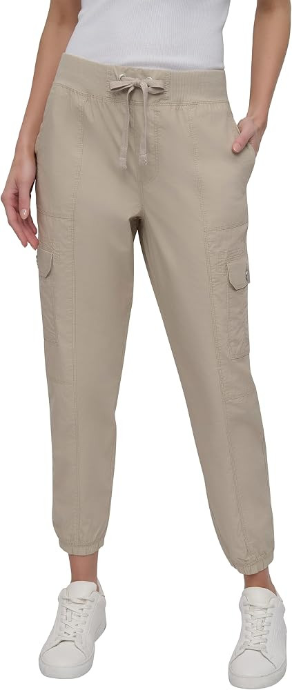 DKNY Women's Twill Cargo Jogger Pants | Amazon (US)