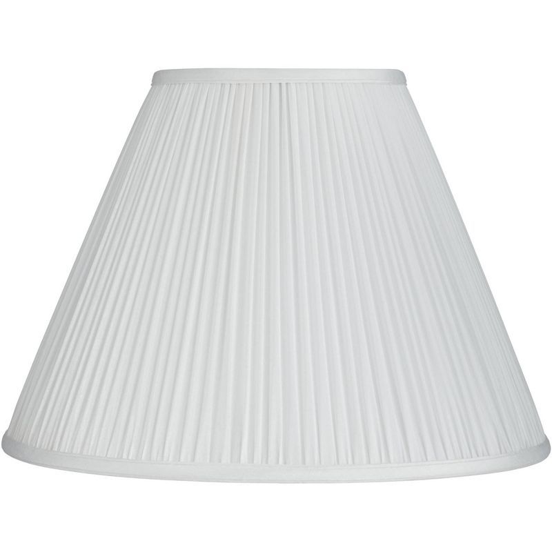 Springcrest White Mushroom Pleated Medium Empire Lamp Shade 7" Top x 16" Bottom x 12" Slant x 11.... | Target