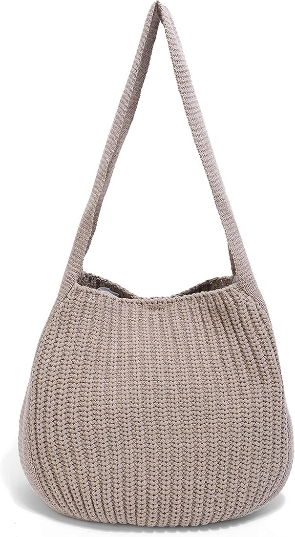 ENBEI Women's Shoulder Handbags Hand crocheted Bags large Shoulder Shopping Bag tote bag aestheti... | Amazon (US)
