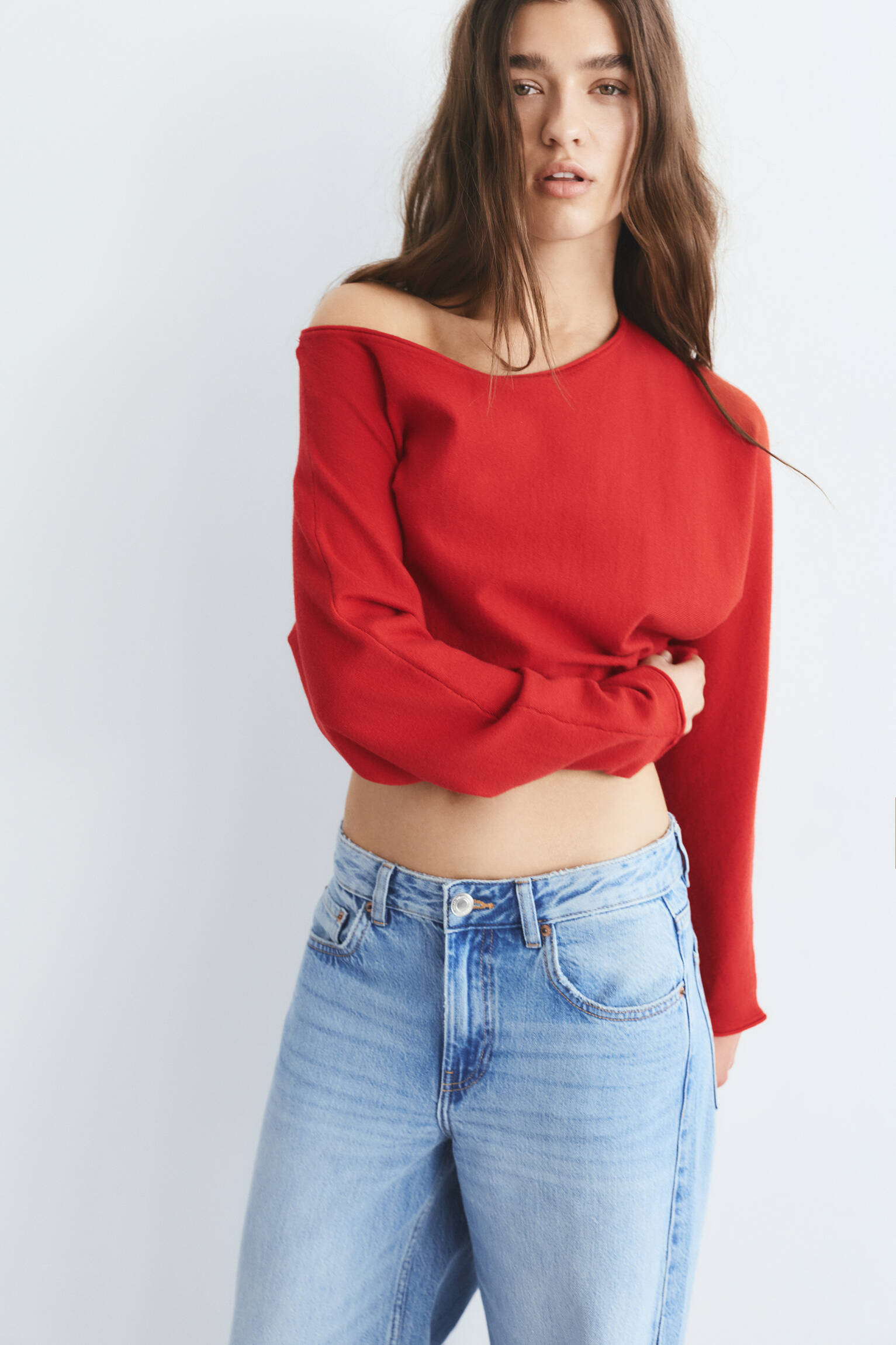 Asymmetric jumper - Pull&Bear United Kingdom | PULL and BEAR UK