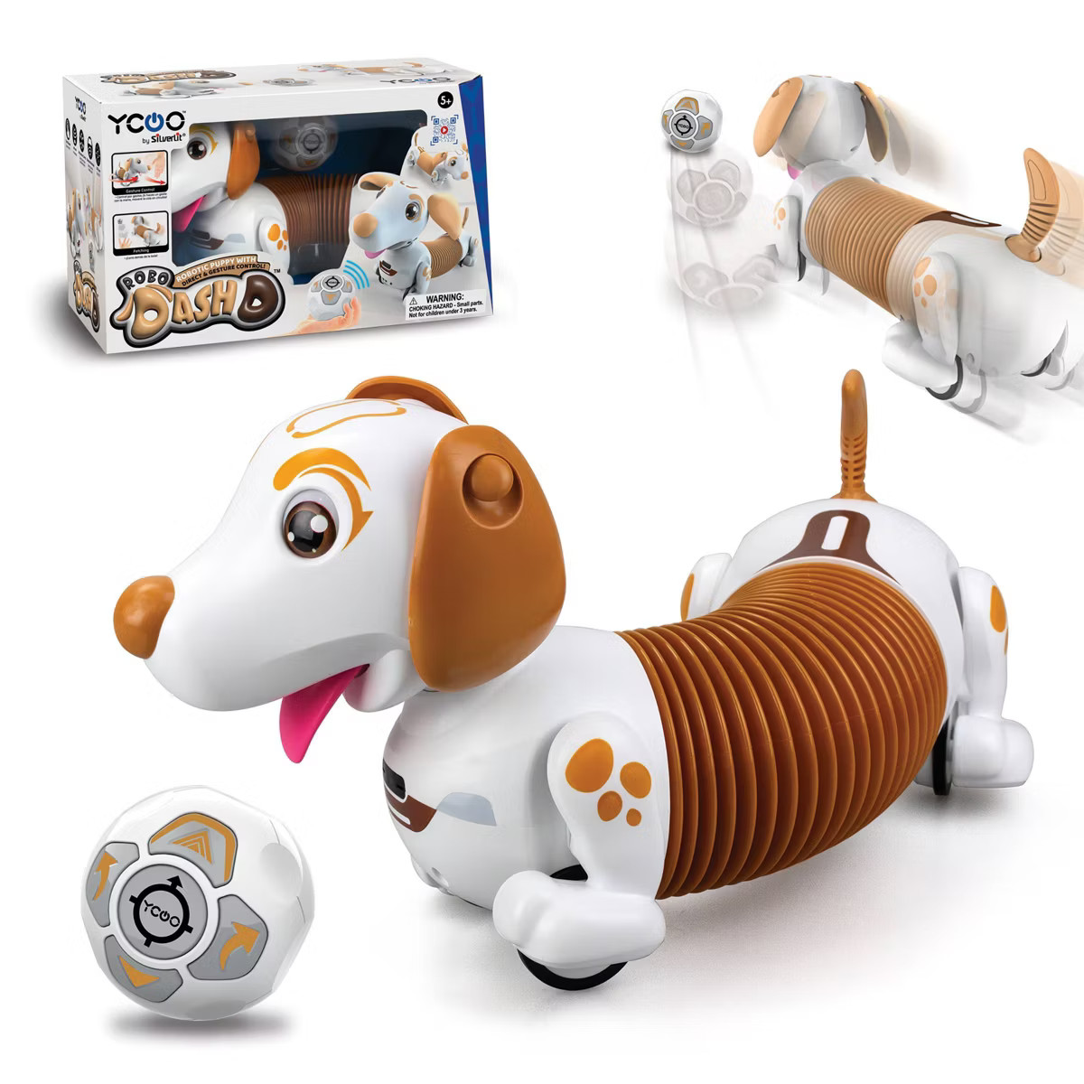 ROBO DASH D Interactive Robotic Puppy with Gesture Control, Ball Remote, Barking and Walking Tric... | Target