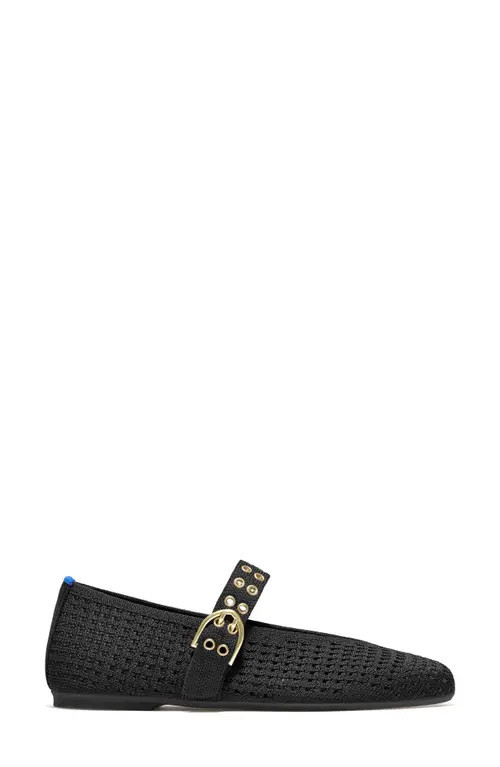 Rothy's The Max Buckle Mary Jane in Black Mesh at Nordstrom, Size 11 | Nordstrom