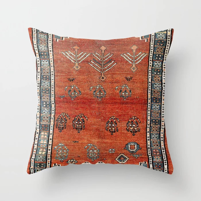 Bakhshaish Azerbaijan Northwest Persian Carpet Print Throw Pillow by Vicky Brago-Mitchell® | Society6