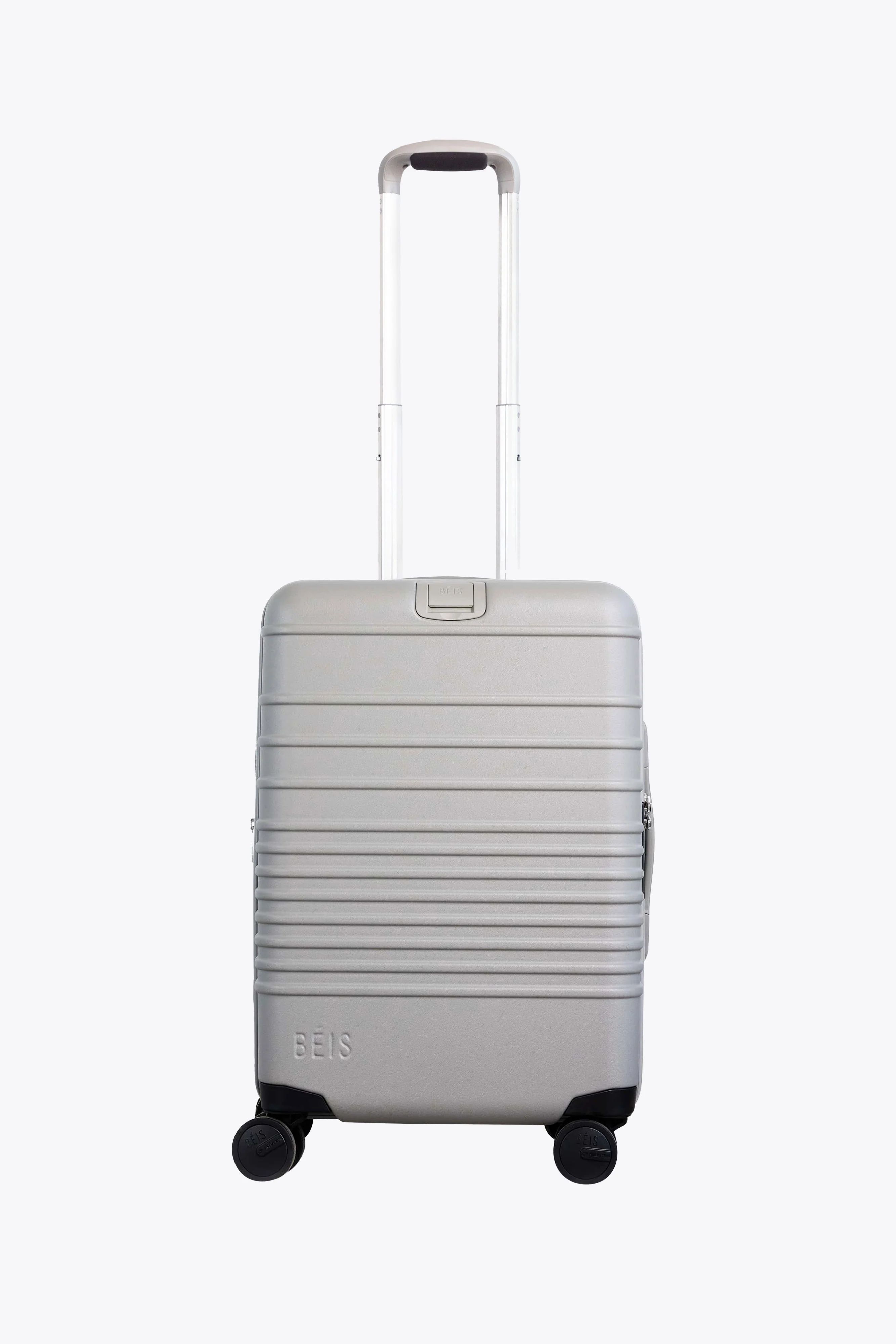 BÉIS 'The Carry-On Roller' in Grey - 21" Rolling Suitcase & Carry-On Luggage | BÉIS Travel
