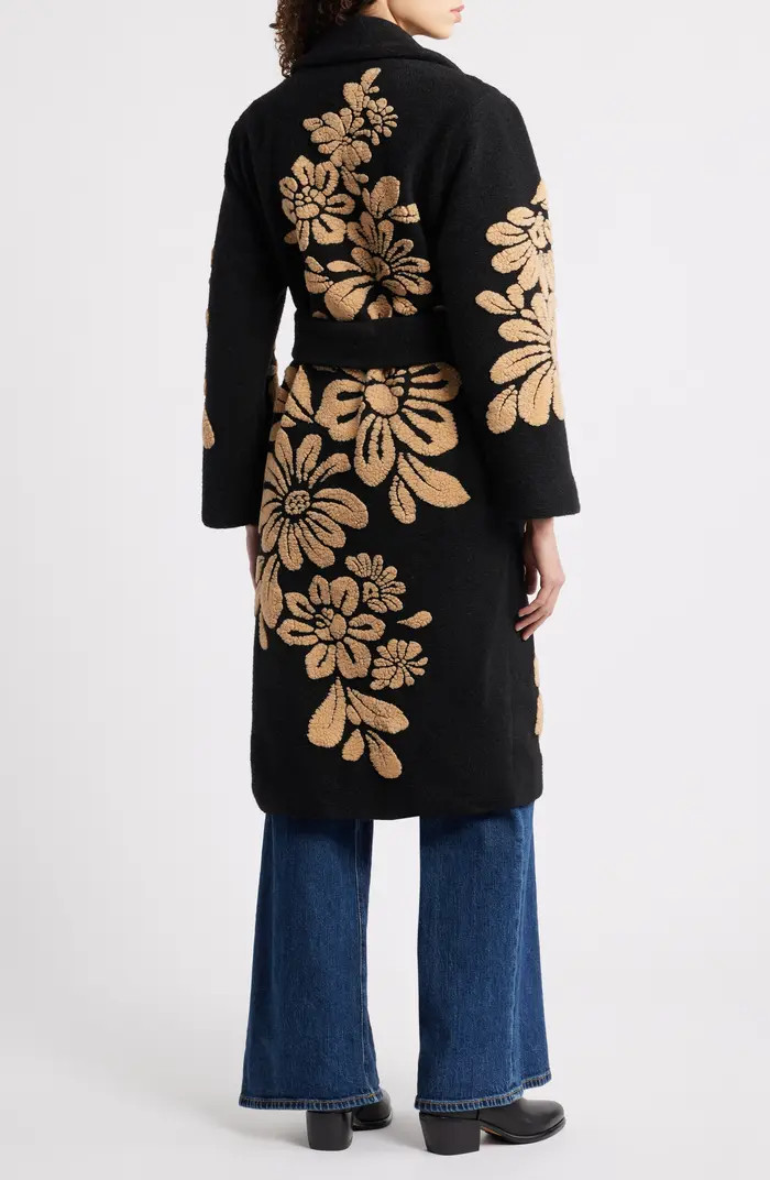 FARM Rio Bold Flowers Fleece Jacket | Nordstrom | Nordstrom