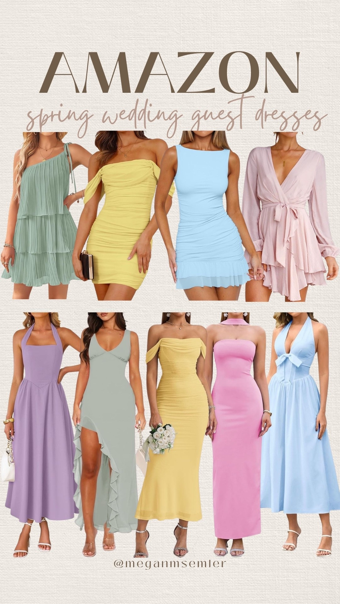 Amazon spring wedding guest dresses 

#LTKWedding #LTKootd #LTKgrwm