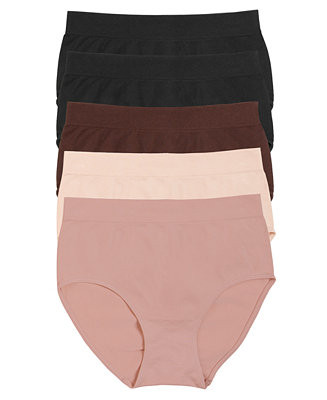 Women's Body Smooth Seamless Brief 5-Pack | Macy's