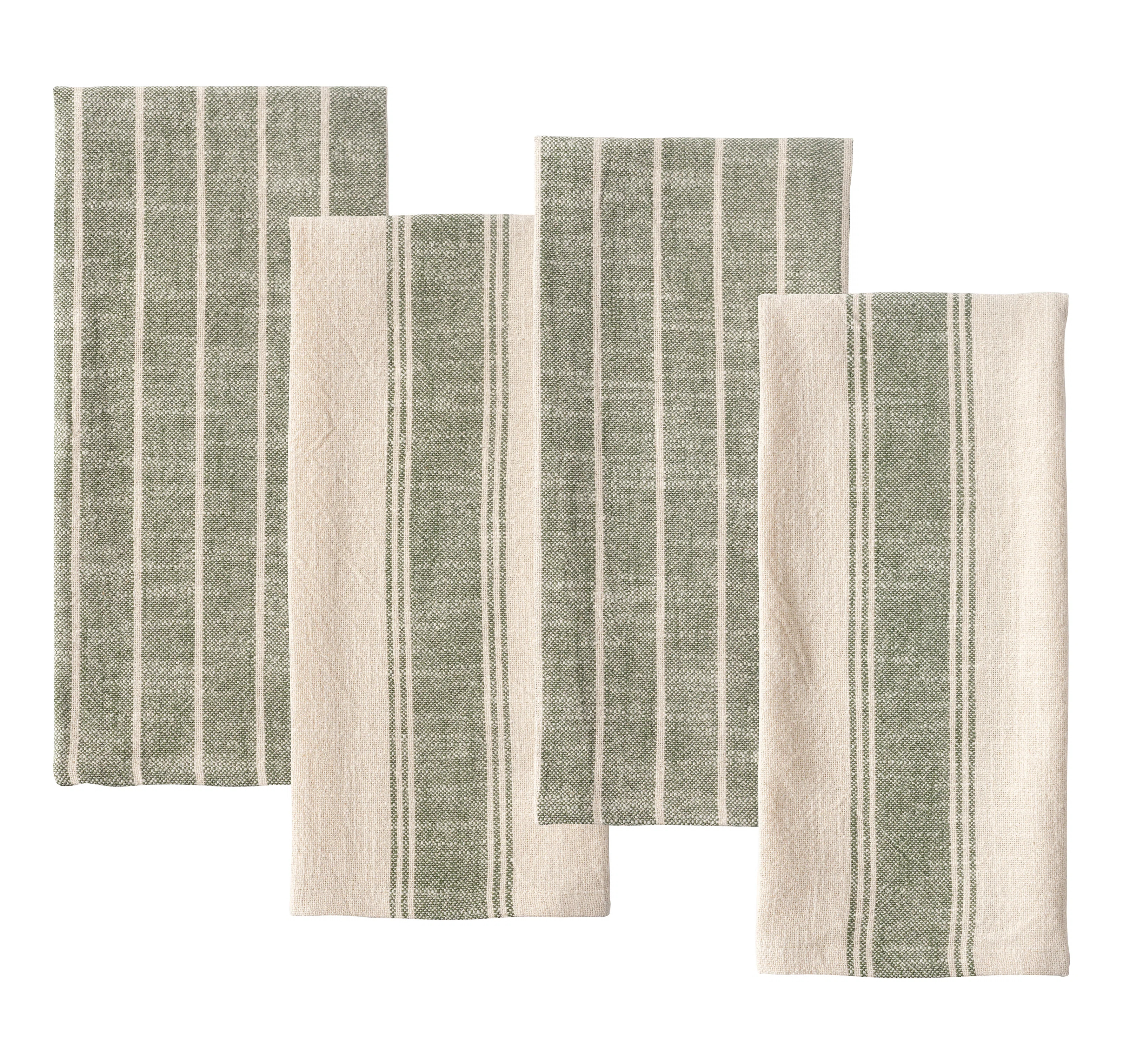 Birch Lane™ 4 Piece Monaco Slubbed Tea Towel Set & Reviews | Wayfair | Wayfair North America