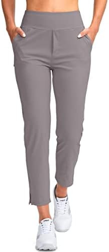 YYV Women's Golf Pants Stretch Work Ankle Pants High Waist Dress Pants with Pockets for Yoga Busi... | Amazon (US)