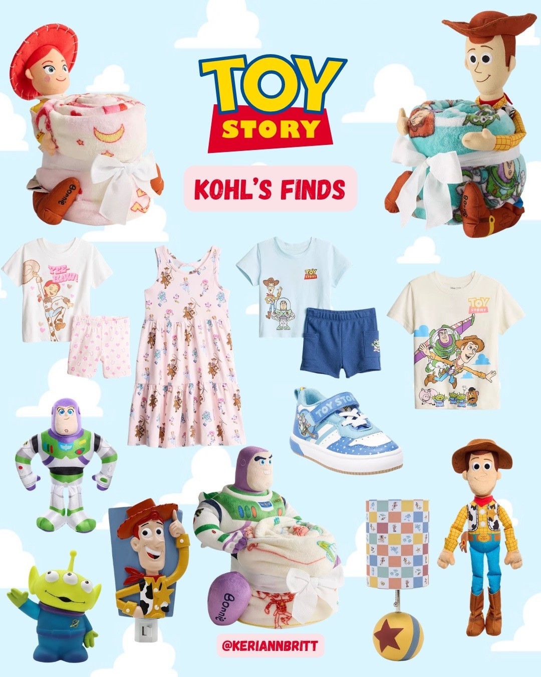New Toy Story at Kohls

Toy Story 5 / Pixar Toy Story / Disney Outfit / Woody / Buzz Lightyear / Jessie / Toy Story Party / Toddler girl / Toddler boy / boys outfit / girls outfit / kids outfit / kids bedroom / kids blanket / kids gift idea / toddler gift idea