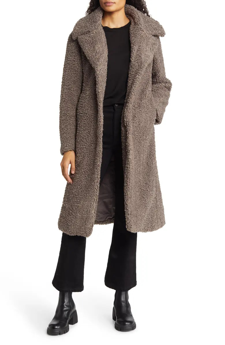 Sam Edelman Faux Shearling Coat | Nordstrom | Nordstrom