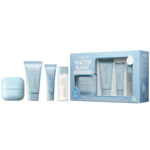 LANEIGE Water Bank Hydration Set: Hyaluronic Acid, Barrier-Boosting Hydration, Full Sized, Travel Sized | Amazon (US)