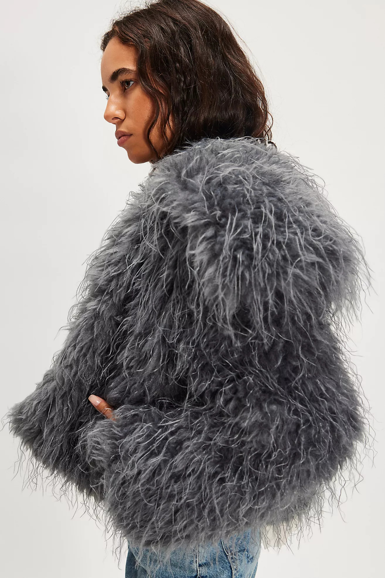 Moonlight Faux Fur Jacket | Free People (Global - UK&FR Excluded)