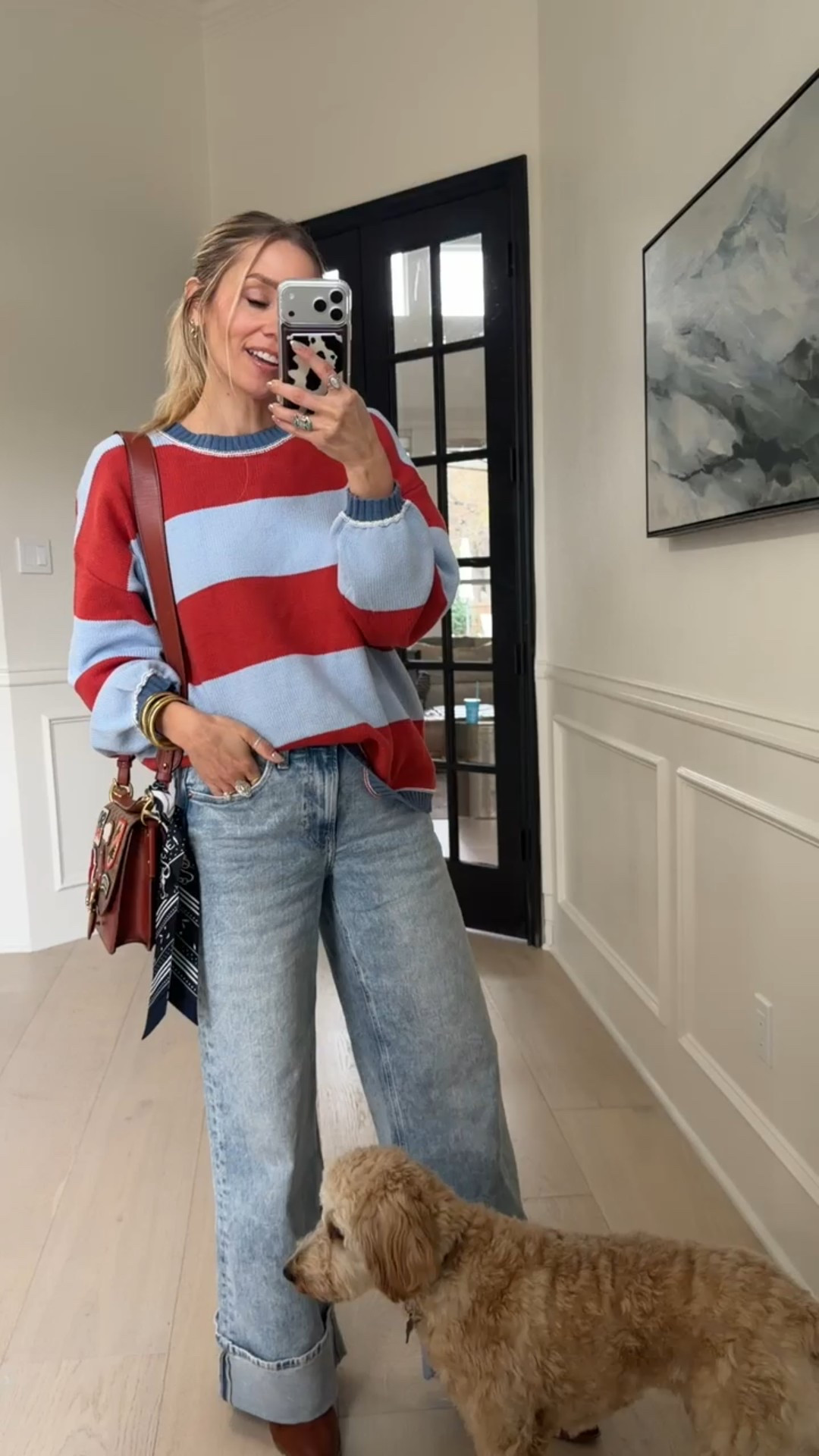 Outfit of the day — some of my new fave Gap jeans 👖paired with a look4less FP sweater. 

Sizing: 
Sweater: M / up one size 
Jeans / size 27, tts 

5’5” | 120 lbs | size 4 


#LTKWorkwear #LTKootd #LTKgrwm