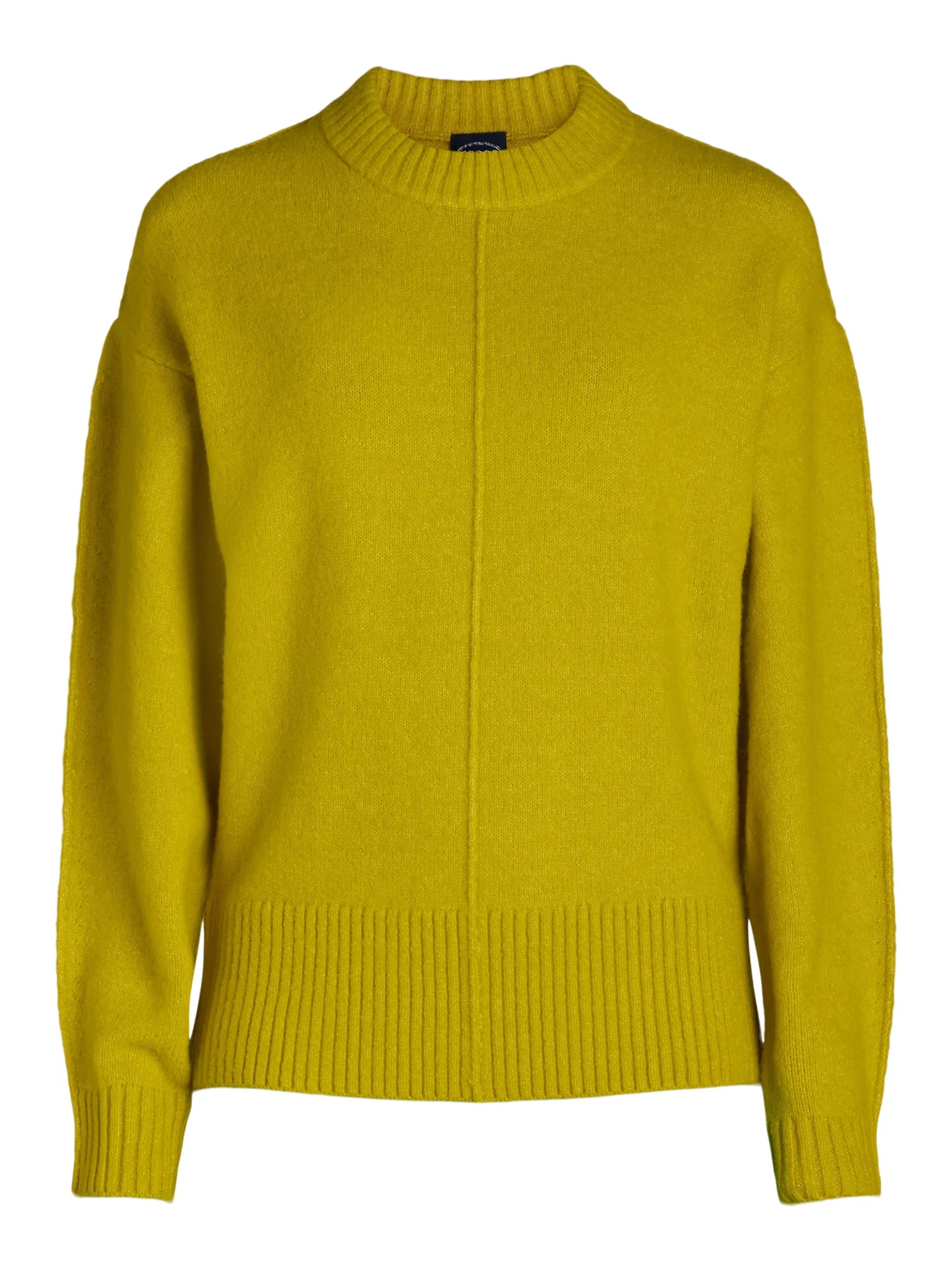 Scoop Women’s Reverse Seam Crewneck Sweater, Lightweight, Sizes XS-XXL | Walmart (US)