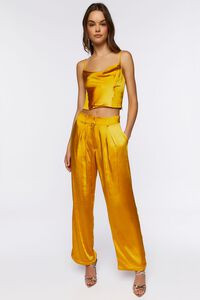 Satin Straight-Leg Trousers | Forever 21 (US)