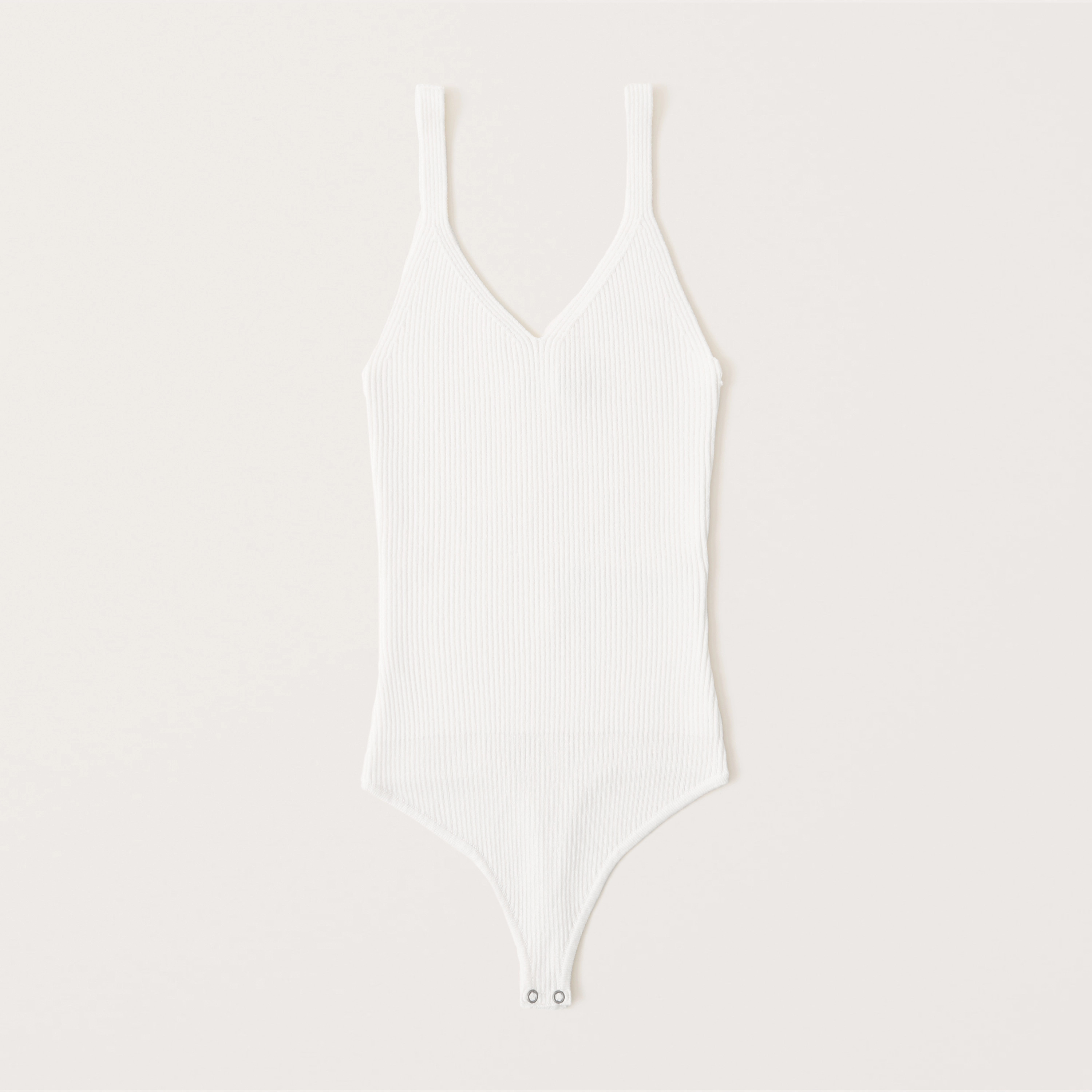 Ribbed Knit Bodysuit | Abercrombie & Fitch (US)