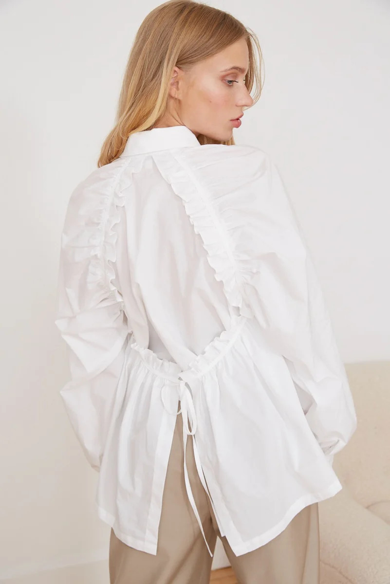 KATHRIN SHIRT WHITE | Jovonna London