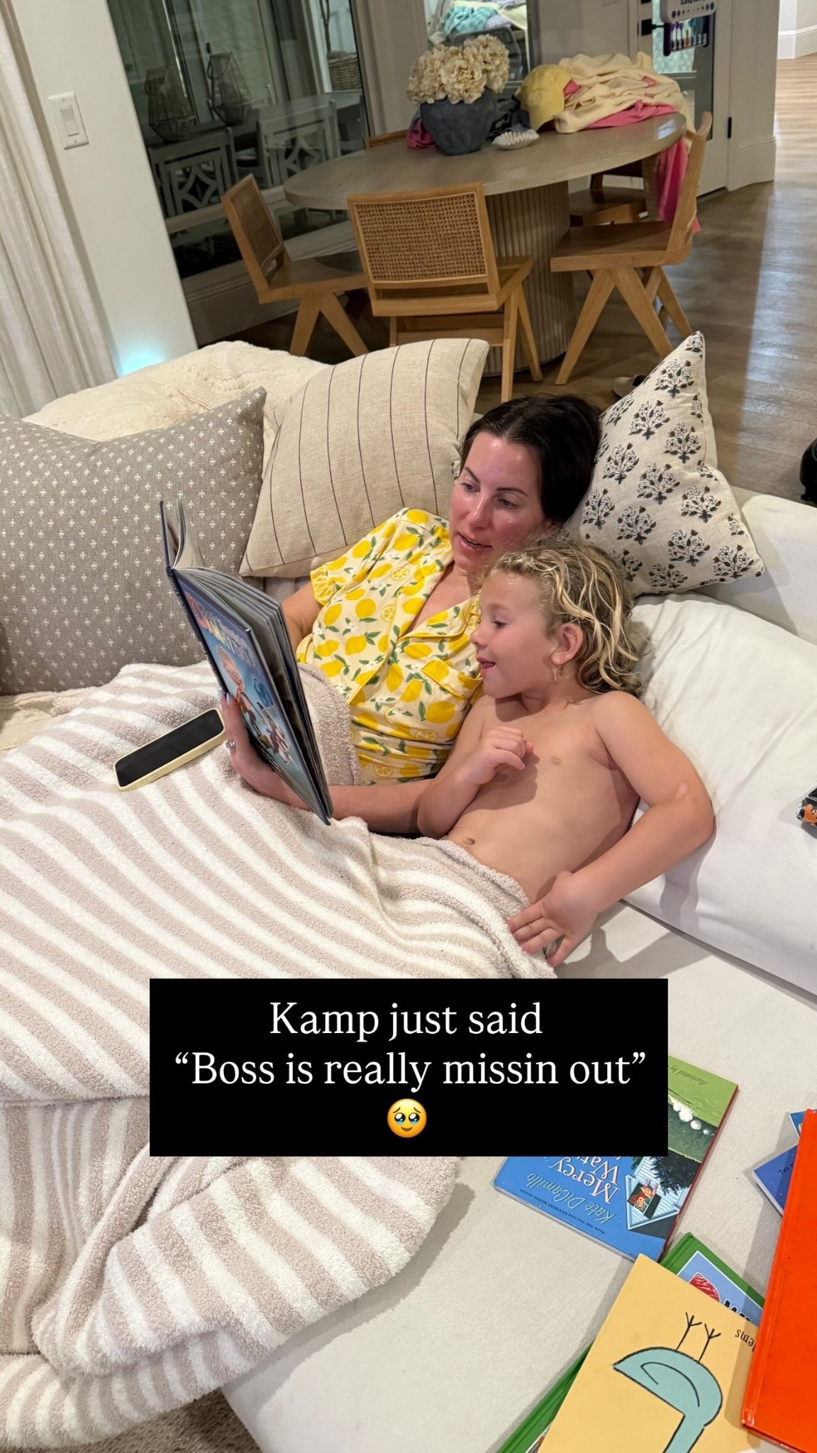 Kamp just said
 “Boss is really missin out” 🥹