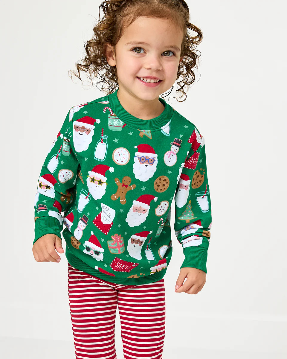 Cookies for Santa Crewneck Sweatshirt | Little Sleepies