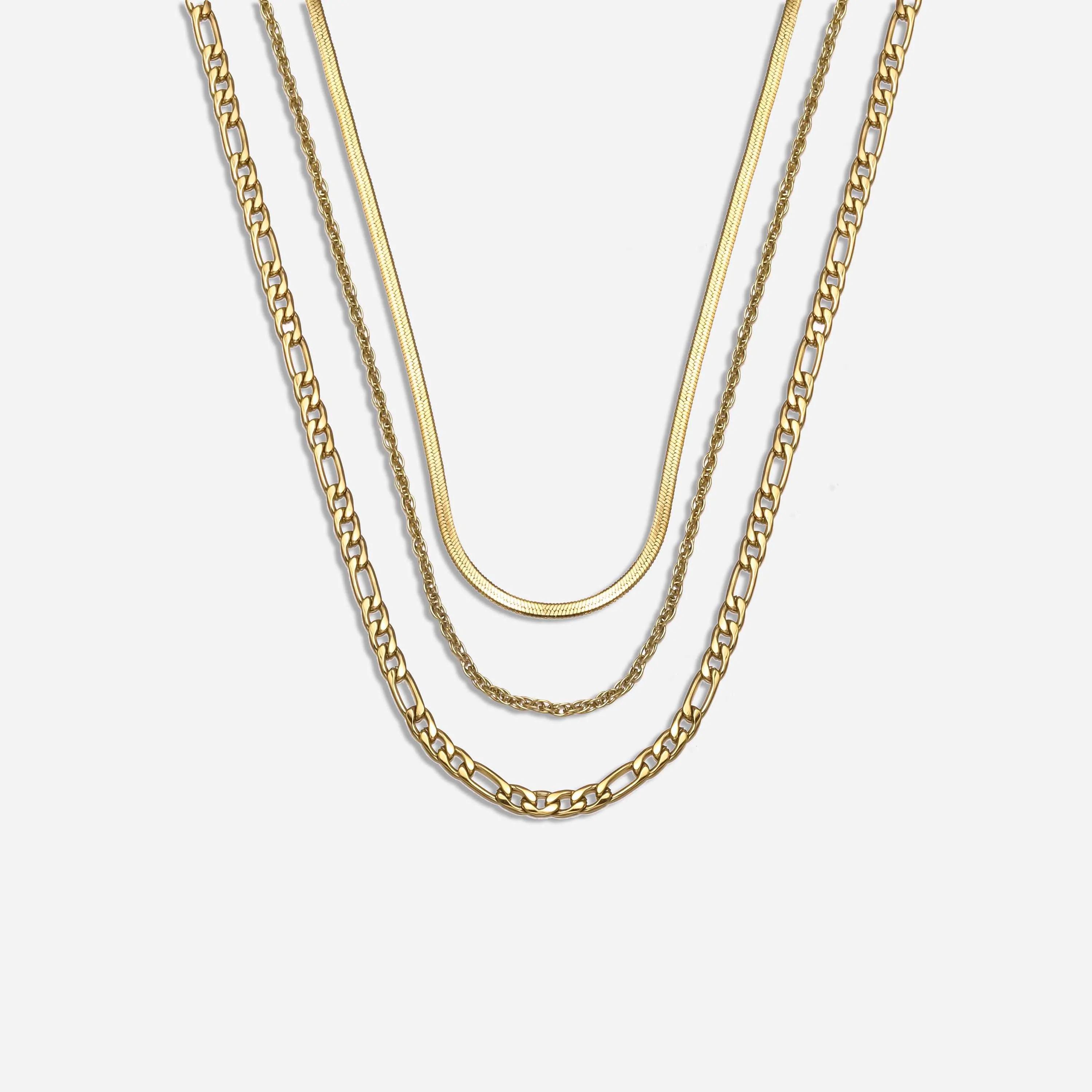 Chelsea Layered Chain Necklace | Victoria Emerson