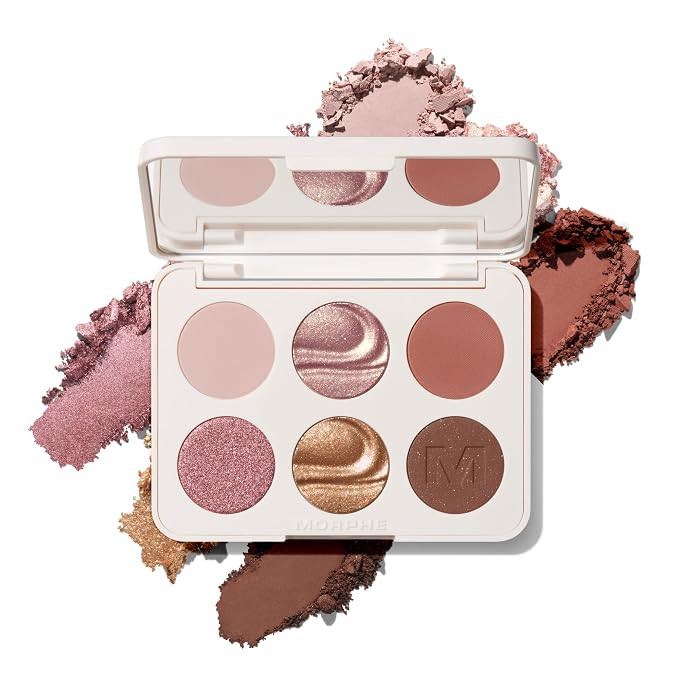 Morphe ChromaPlus 6-Pan Eyeshadow Palette - High Pigment Eye Makeup with Shimmer, Matte & Metalli... | Amazon (US)