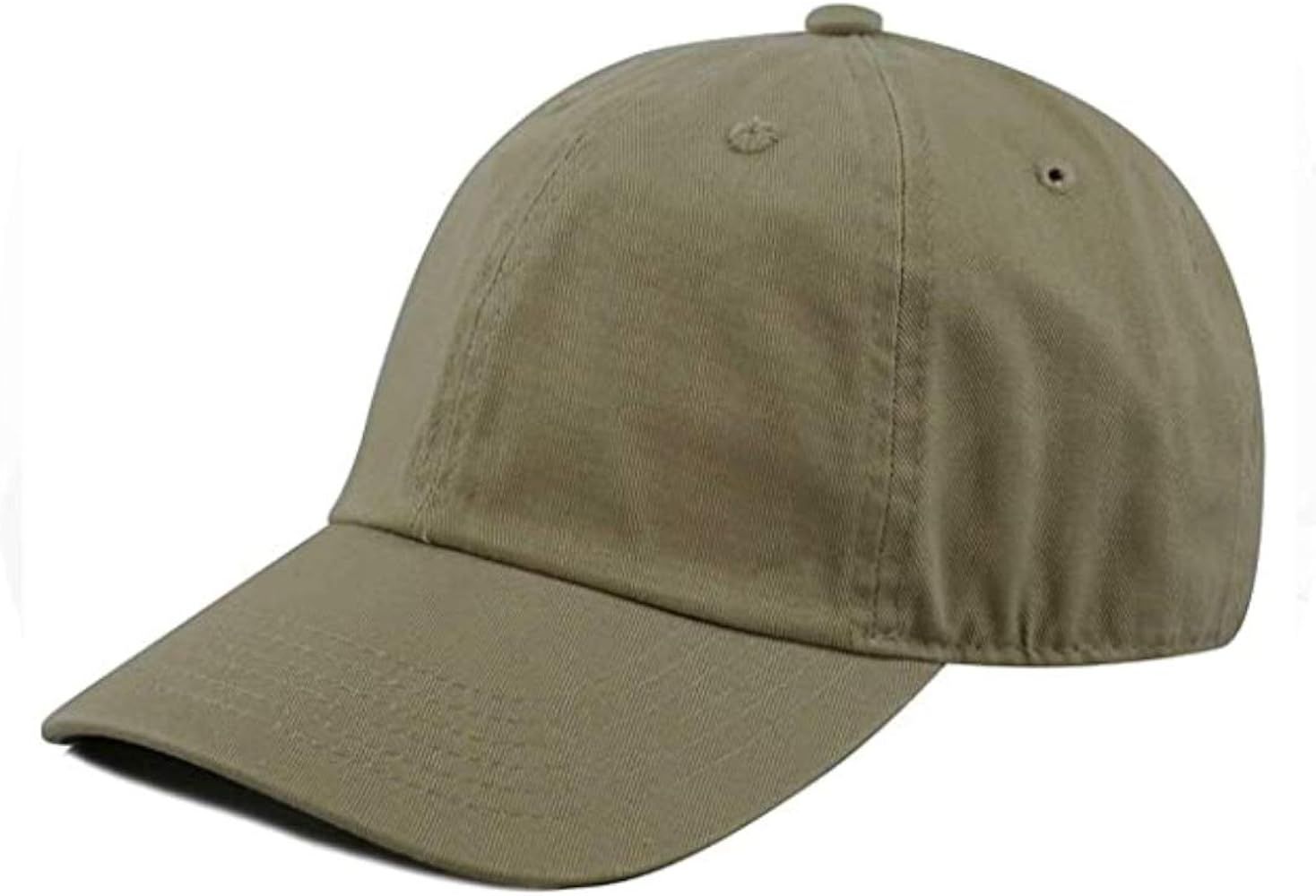 Newhattan Unisex Blank Low Profile Cotton Hat Adjustable Baseball Cap | Amazon (US)
