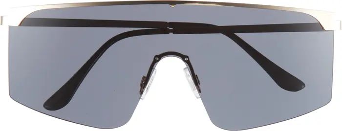 59mm Flat Top Rimless Shield Sunglasses | Nordstrom