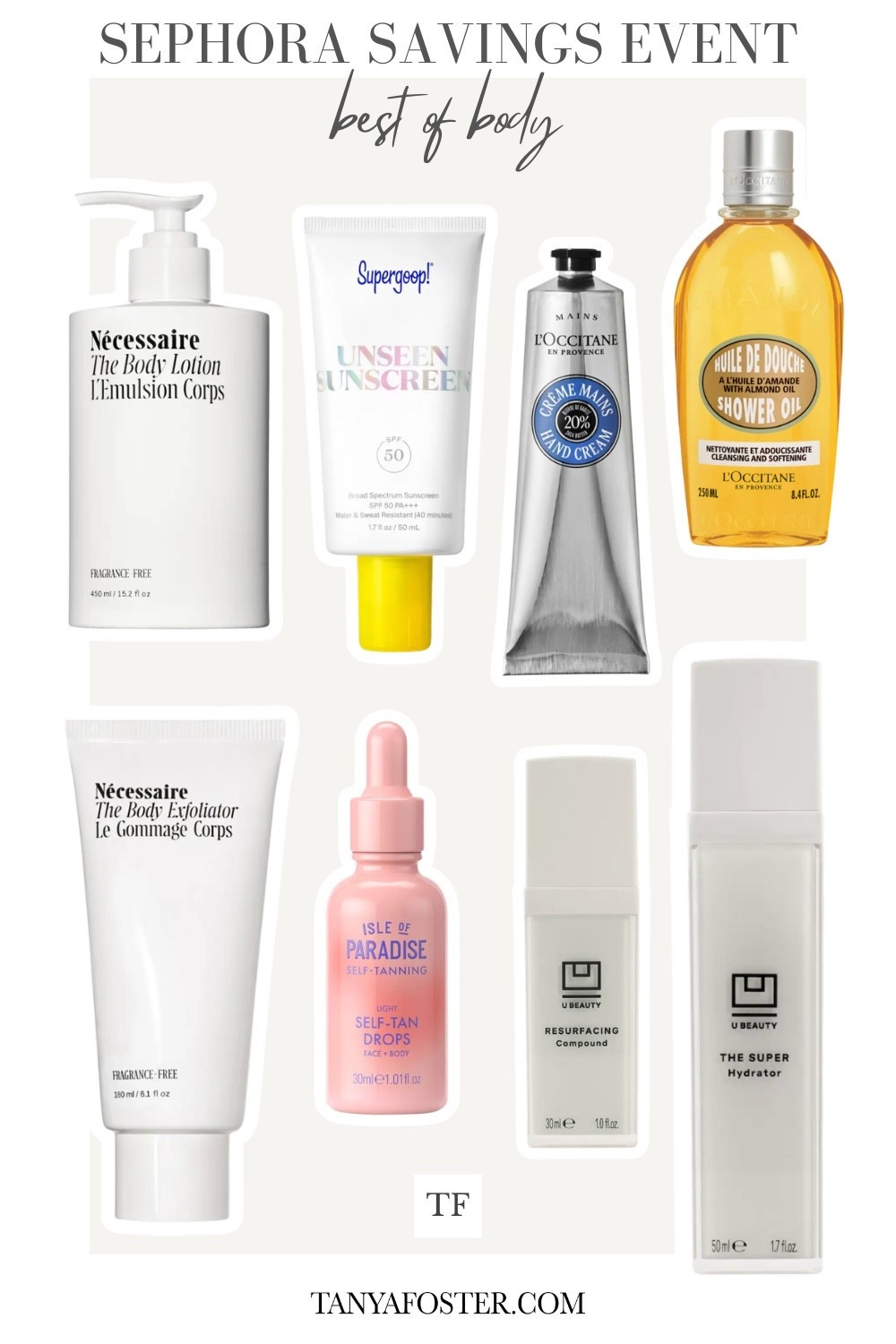Sephora savings event best of skincare and body 

#LTKselfcare #LTKBeauty #LTKSaleAlert