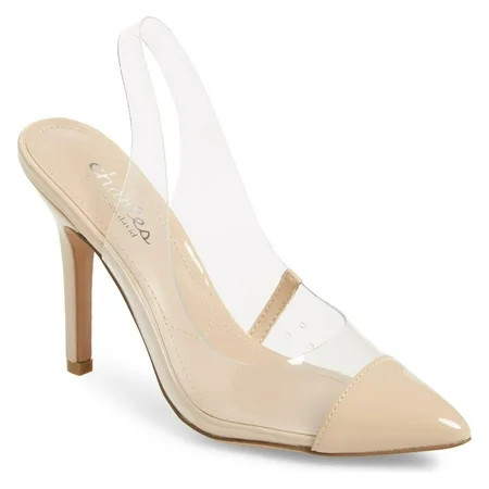 Charles by Charles David Madalyn Clear Slingback Strap Stiletto Heel Pumps (7, Clear) | Walmart (US)