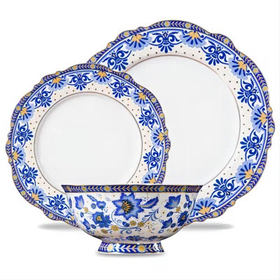 12-Piece Bone China Dinnerware Set for 4 - Vintage Floral Design with Gift Box | Wayfair North America