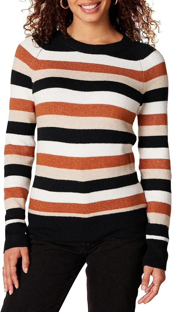 Amazon Essentials Women's Classic-Fit Soft Touch Long-Sleeve Crewneck Sweater | Amazon (US)