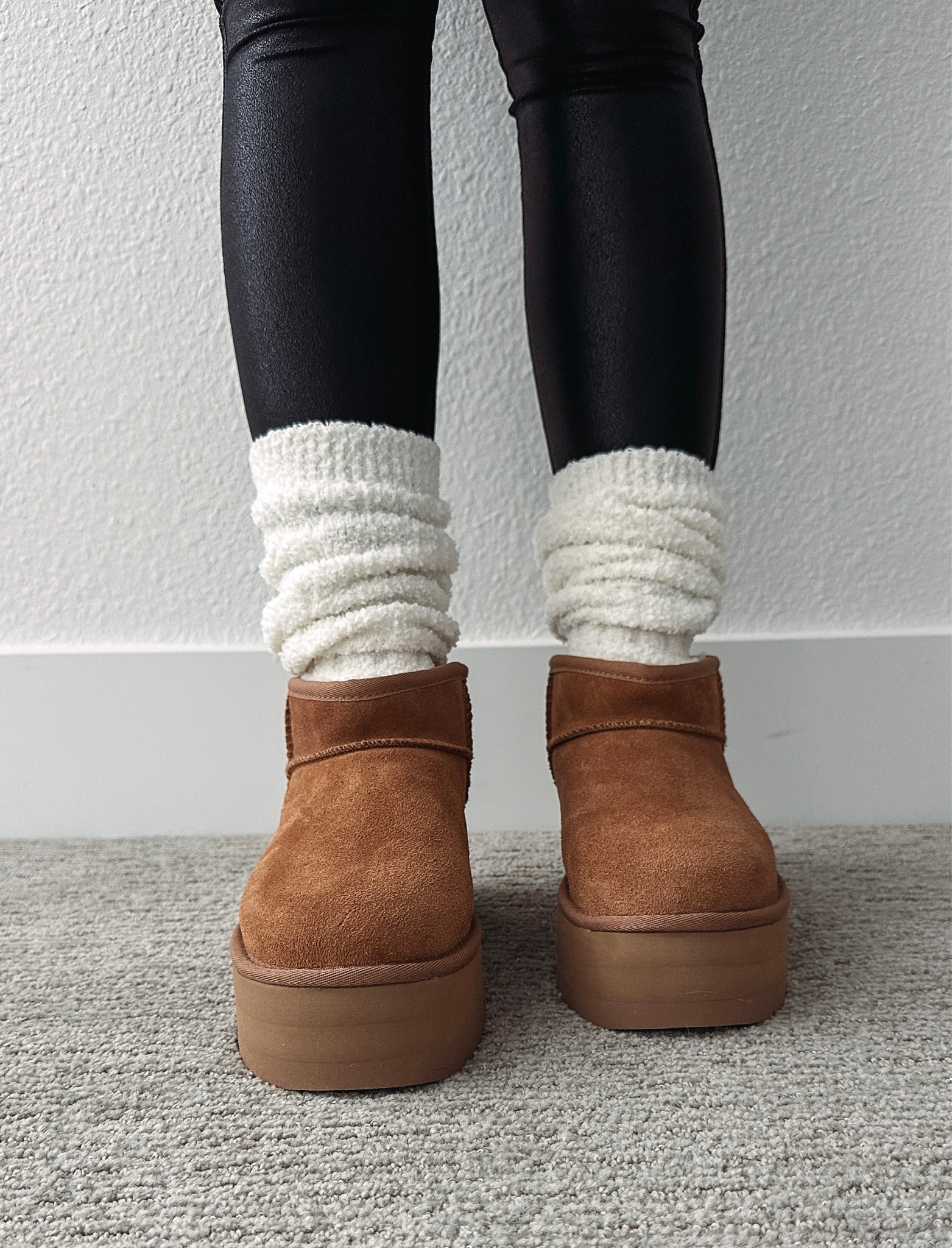 platform uggs in stock!!! so excited to style these all fall and winter 

chestnut uggs | platform ugg slippers | 

#LTKSeasonal #LTKFind #LTKshoecrush