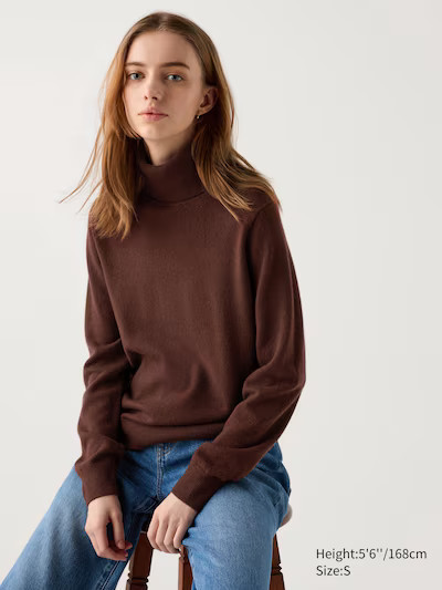 100% Cashmere Turtleneck Jumper | UNIQLO (UK)