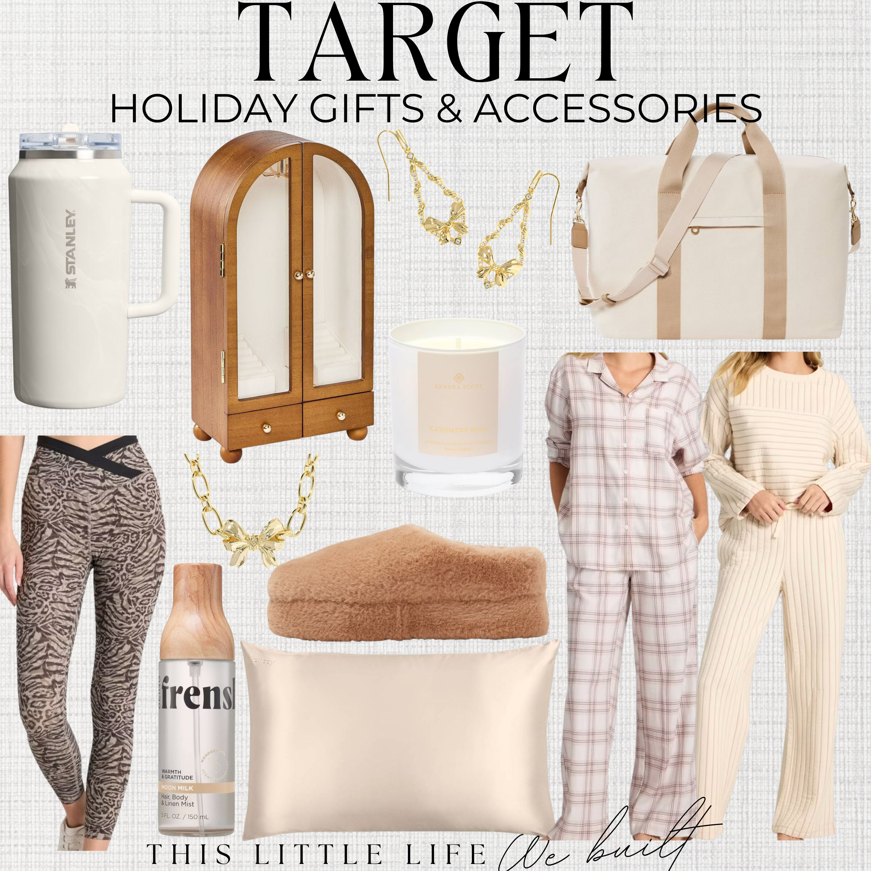 Holiday Gifts and Accessories from Target!
Target Home / Target Gifts / Gifts for Her / Holiday Gifts for Her / Gifts for Mom / Self-Care Gifts / Beauty Essentials / Jewelry Gifts / Home Decor / Cozy Gifts / Perfume Sets / Spa Day at Home / Haircare Must-Haves / Skincare Favorites / Fashion Finds / Personalized Jewelry / Luxurious Handbags / Wellness Gifts / Stylish Tech / Trendy Accessories / Candle Lover’s Picks / Chic Loungewear / Coffee & Tea Sets / Fitness Essentials / Unique Finds for Her / Makeup Kits / Women’s Pj’s / Women’s Robes / Aesthetic Gifts / Coffee Table Books / Aesthetic Cookbooks / 
 

 #LTKGiftGuide #LTKHoliday #LTKHome