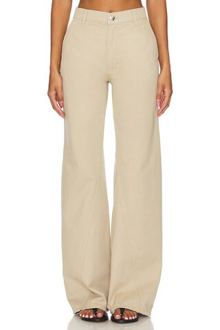 ANINE BING Briley Pant in Oatmeal from Revolve.com | Revolve Clothing (Global)
