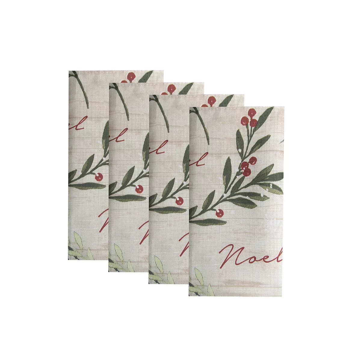 Elrene Home Fashions Holiday Tree Trimmings Napkins, Set of 4 | Kohl's