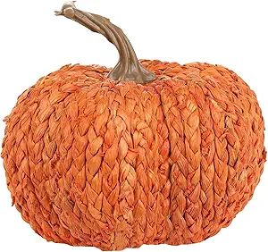 Fun Costumes Cornpeel Pumpkin Halloween Indoor Decoration, Orange Plastic Stem Woven Room House T... | Amazon (US)