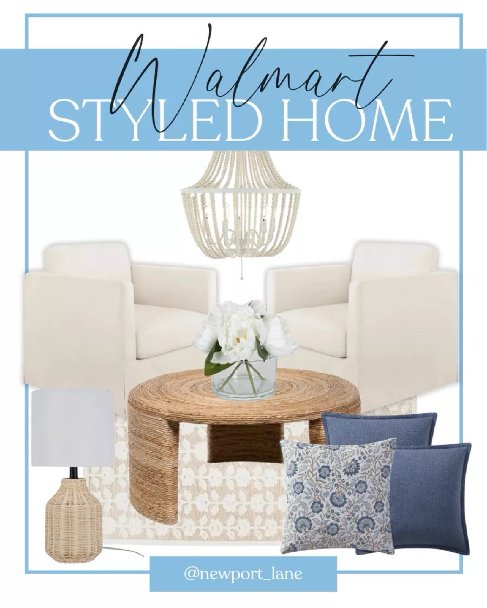 My Walmart home decor favorites styled as a coastal living room or sitting room!
11/11

#LTKStyleTip #LTKHome