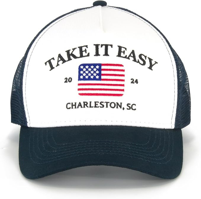 Almere Graphic Mesh Adjustable Trucker Hat and Baseball Cap for Women | Amazon (US)