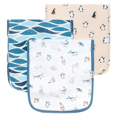 Copper Pearl Arctic Wonder Burp Cloth Set | Amazon (US)