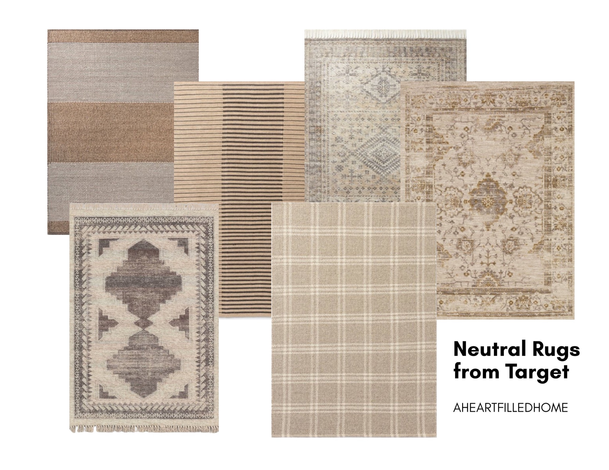 Neutral rugs from Target! Today they are 40% off - such an amazing sale! #rug #homedecor 

#LTKFindsUnder100 #LTKSaleAlert #LTKHome