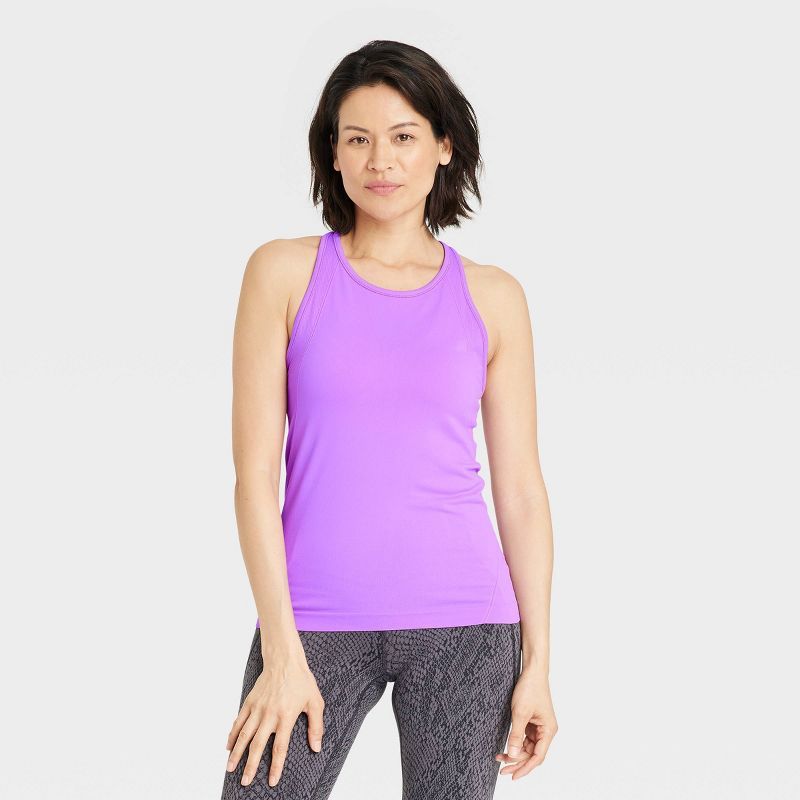 Women's Seamless Crewneck Athletic Tank Top - All in Motion™ | Target
