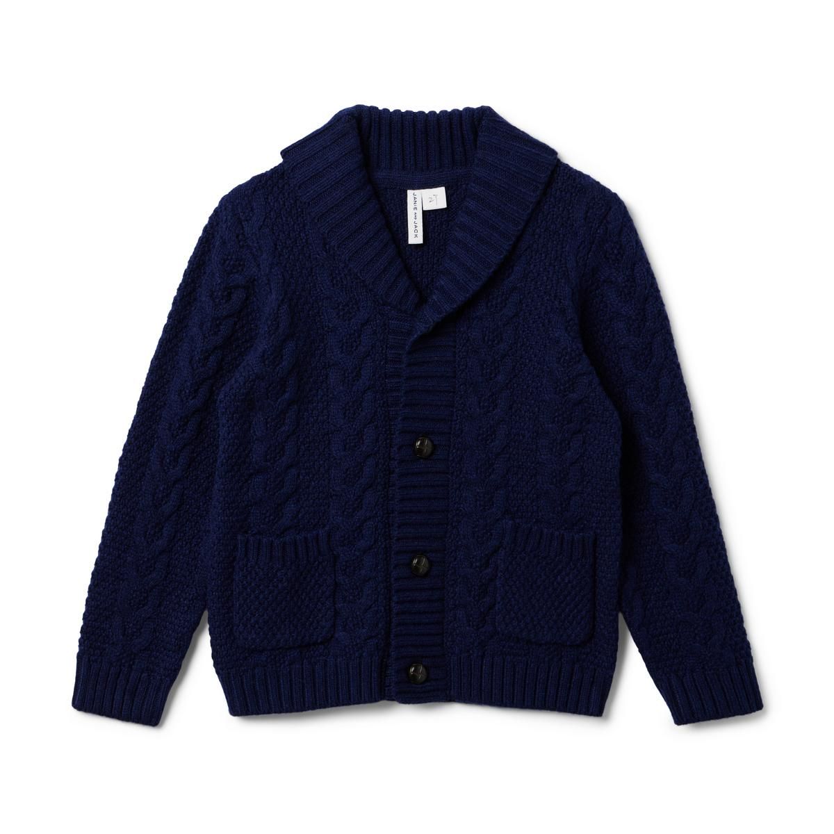 The Cable Shawl Collar Cardigan | Janie and Jack