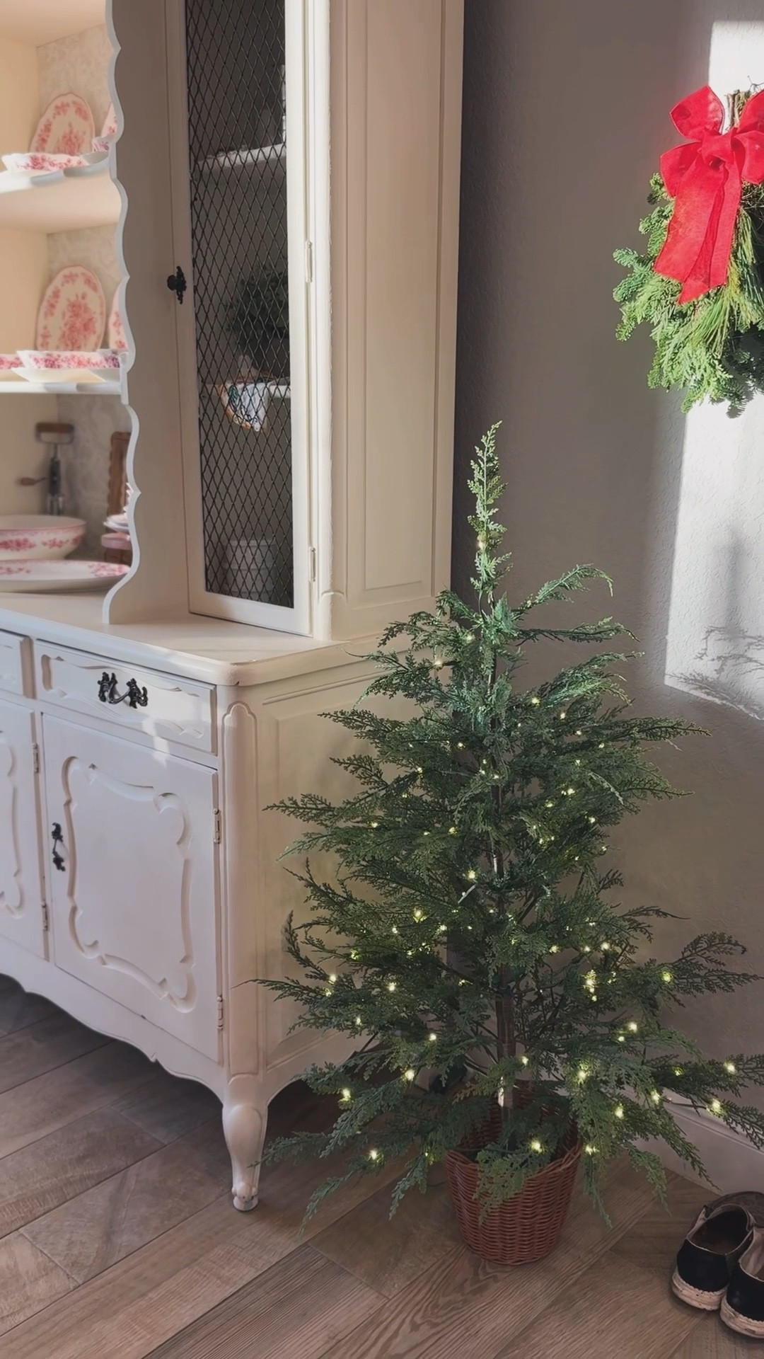 This is such a perfect little tree. 4 foot, looks so realistic, in a cute pot style, and perfect for dining room, entry, tight space. My Texas House cypress from Walmart. 

#LTKFindsUnder100 #LTKHome #LTKHoliday