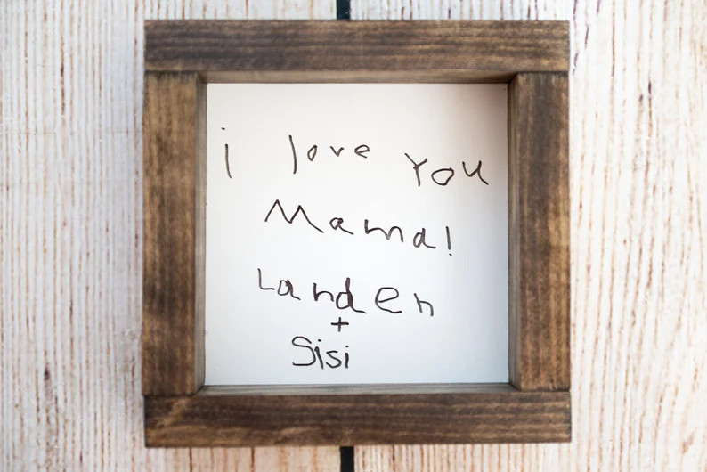 Actual Handwriting Gift Engraved Memorial Gift Custom Handwriting Sign Personalized Handwritten M... | Etsy (US)